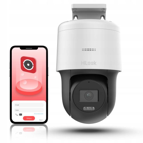 Zestaw do monitoringu HiLook NVR-4CH-4MP/4P + PTZ-...