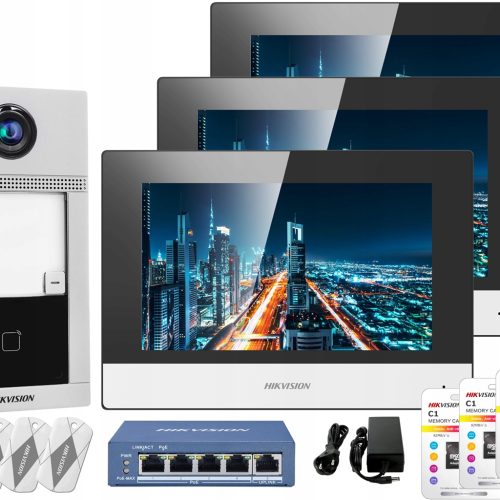 WIDEO DOMOFON WiFi Villa IP FullHD DS-KIS604-S3 IP