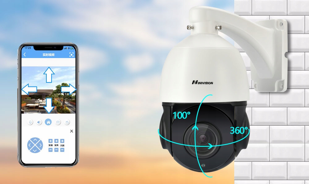 Kamera Obrotowa IP sieciowa 5MPX IR180m 38x ZOOM G-VISION.PL - obrazek 3