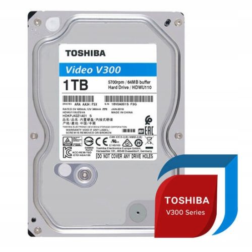 Dysk twardy Toshiba VideoStream V300 Bulk 1TB SATA