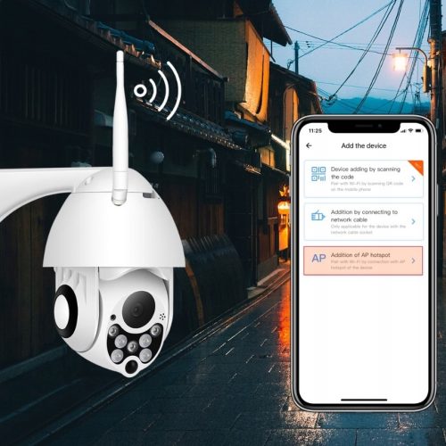 Obrotowa Kamera FullHD 2MPX Zewnętrzna WiFi 64GB