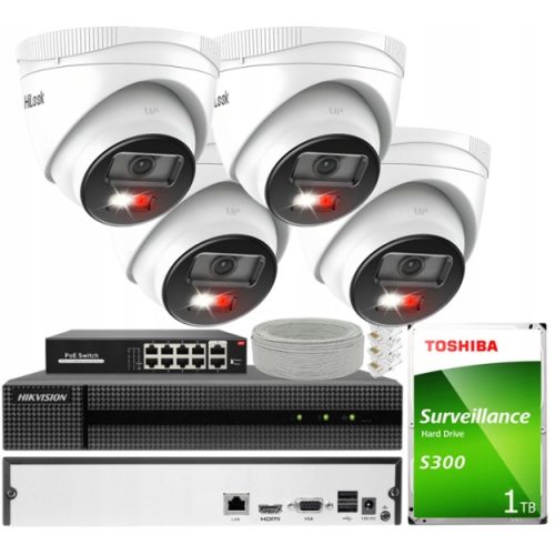 Zestaw monitoringu dom kamera IP 4x IPCAM-T4-30DL ...