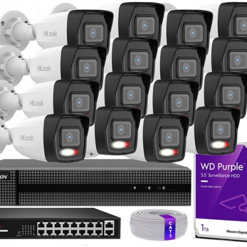 Zestaw monitoringu dom kamera IP 16x IPCAM-B4-30DL...
