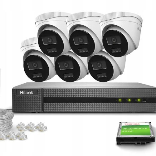 Zestaw do Monitoringu dom firma 6x IPCAM-T4-30DL 4...