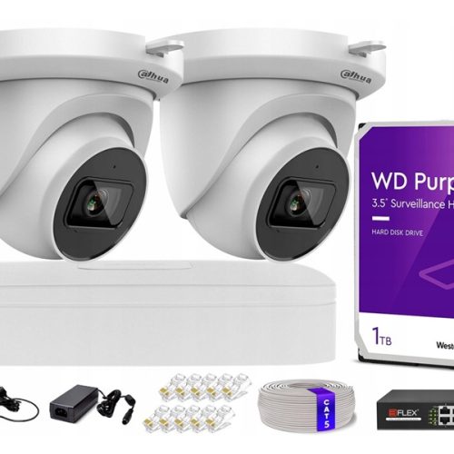 Zestaw monitoringu dom kamera IP 2x IPC-HDW2441TM-...