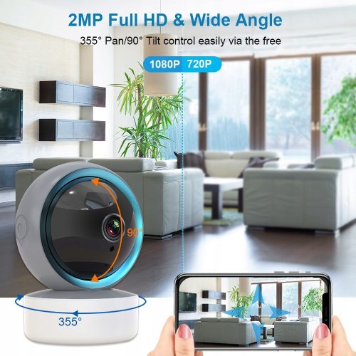 KAMERA OBROTOWA WIFI aplikacja Tuya Smart Live