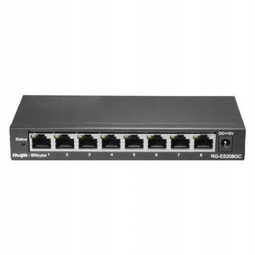 Switch 8-portów gigabit PnP Reyee