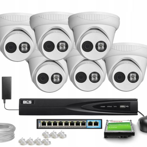 Zestaw do monitoringu domu IP 6x BCS-V-EIP24FSR3-A...