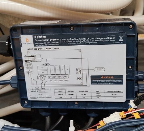 Jacuzzi RELAX Max PANEL STEROWANIA WS-598S panel C...