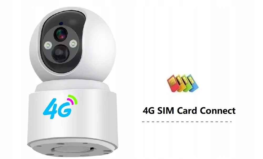 G-VISION JH09 kamera obrotowa 4g LTE na kartę sim v380 4mpx - obrazek 2