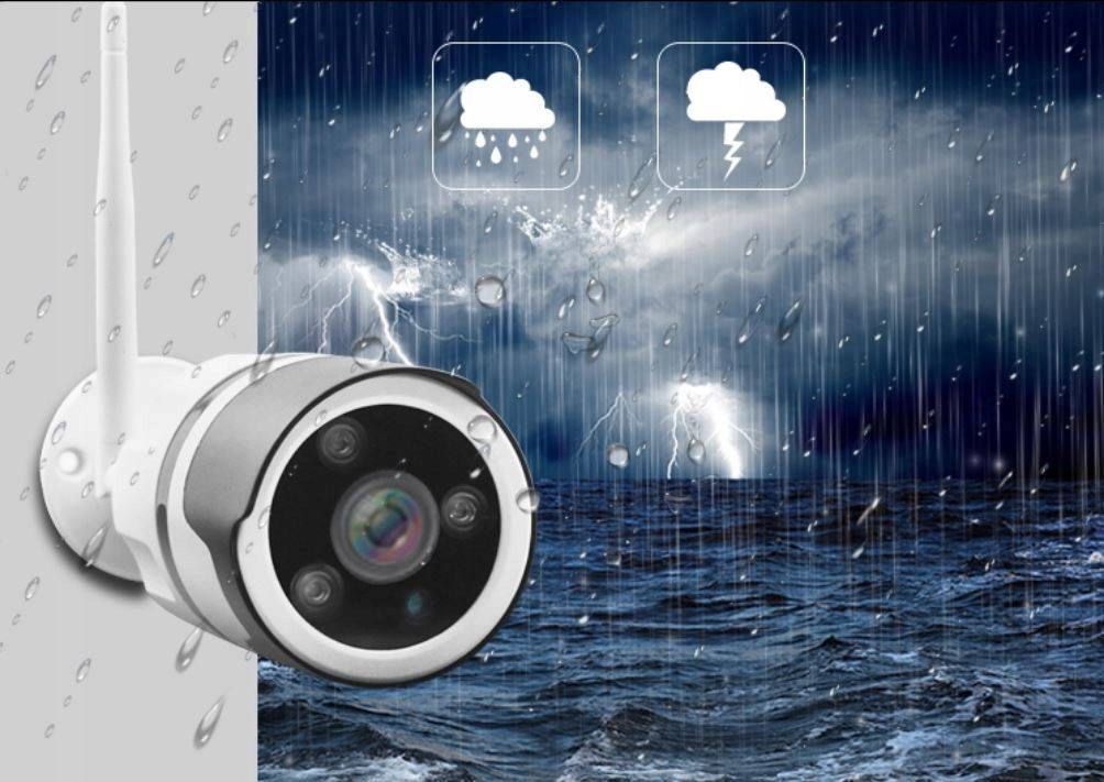 Kamera zewnętrzna WIFI kąt 180° do firmy , domu FULL HD darmowa APP - obrazek 5