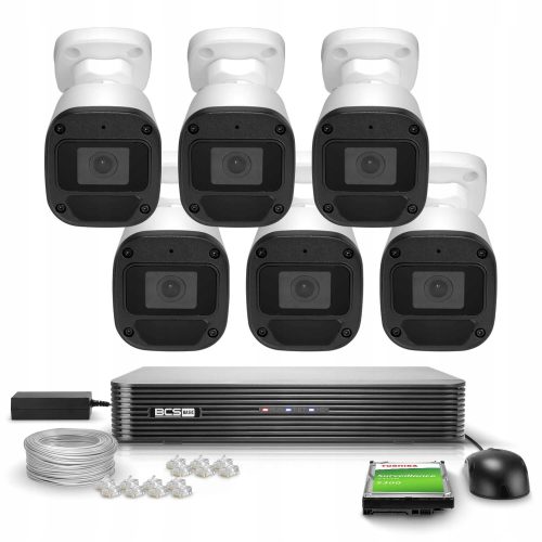 Zestaw monitoringu domu IP 6x BCS-B-TIP15FR3(2.0) ...