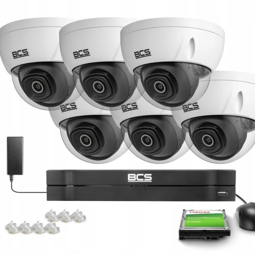 Zestaw monitoringu domu firmy IP 6x BCS-L-DIP15FSR...