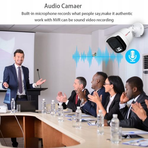 KAMERA KOPUŁKOWA IP 8MPX 4K POE AUDIO ONVIF