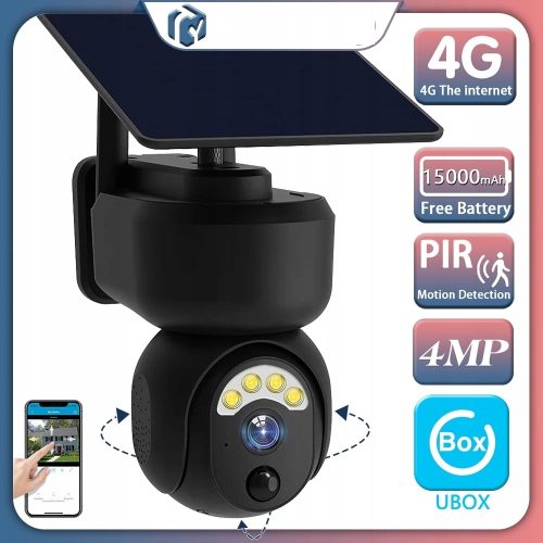 KAMERA SŁONECZNA GSM 4G NA KARTE SIM JAKOŚĆ 5MP...