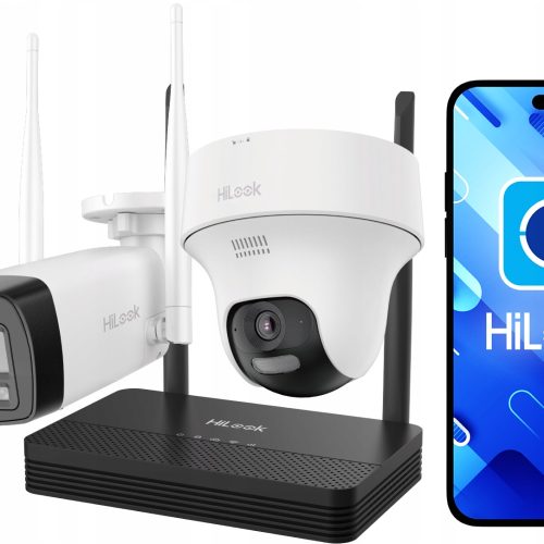 Zestaw do monitoringu Wi-Fi Hilook by Hikvision Ea...