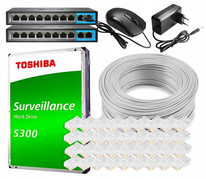 Zestaw monitoringu domu firmy kamery zewnętrzne 16x BCS-V-EIP15FWR3 5MPx - obrazek 14