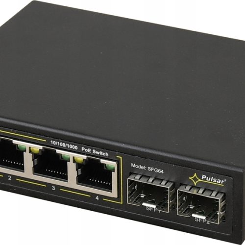 Switch Pulsar SFG64WP PoE 6-portowy SFG64 bez zasi...