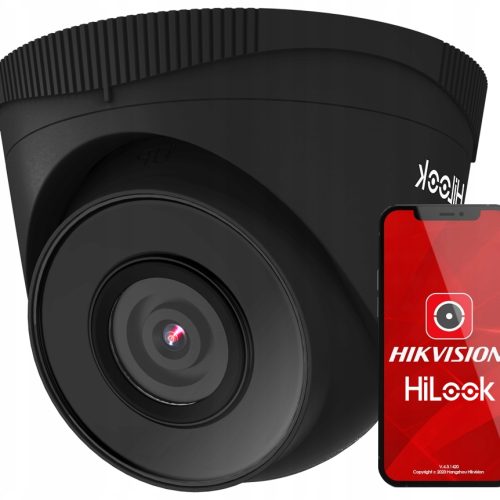 Kamera IP wewnętrzna, zewnętrzna HiLook IPCAM-T5 BLACK 5Mpx Hikvision