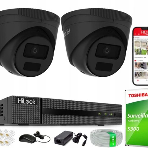Zestaw monitoringu dom kamera IP 2x IPC-T241H-C BL...