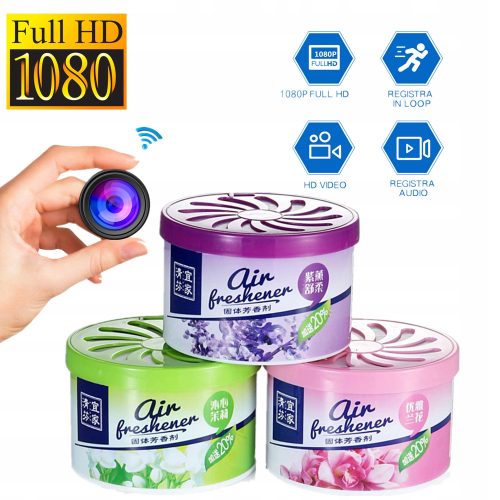 Kamera szpiegowska odświeżacz powietrza SPY CAME...