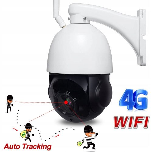 KAMERA 5MP OBROTOWA LTE GSM 3G 4G ŚLEDZENIE RUCHU