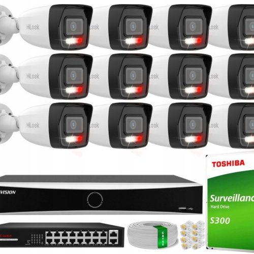 Zestaw do monitoringu dom kamera IP 12x IPC-B140HA...