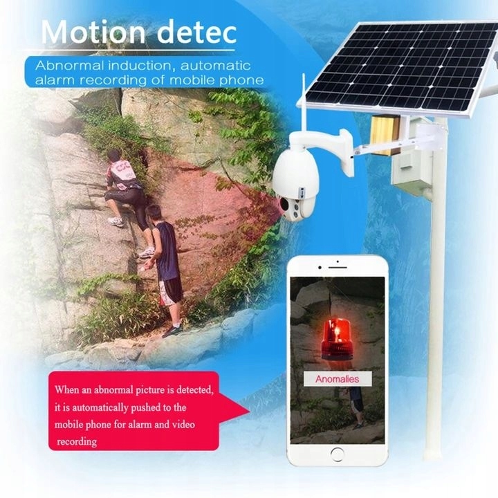 Kamera 5Mpx SIM GSM 4G LTE WIFI solarna z panelem - obrazek 11