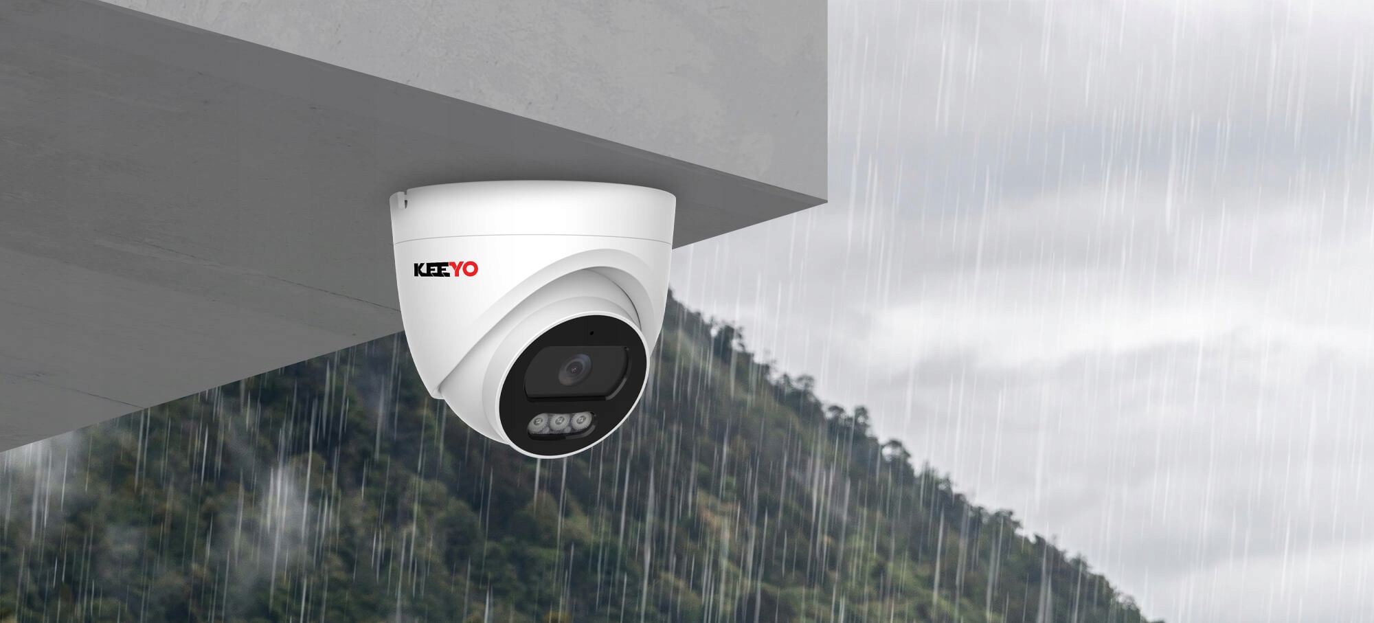 Zestaw monitoringu dom firma IP KEEYO 14x LV-V-IP8M25DF-B-II 8Mpx mikrofon - obrazek 10