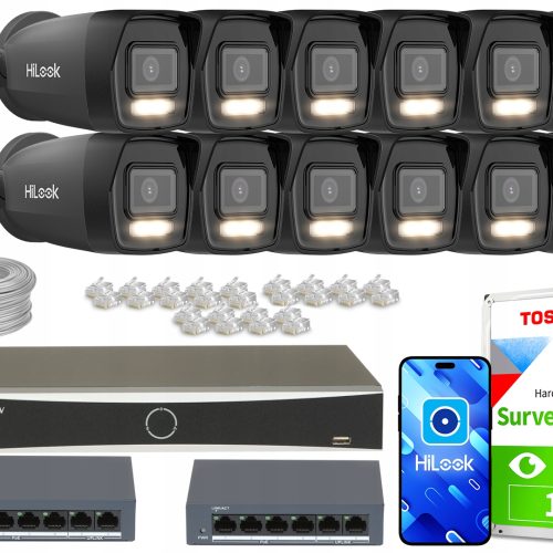 Zestaw do monitoringu Hikvision DS-7616NXI-K1 + IP...