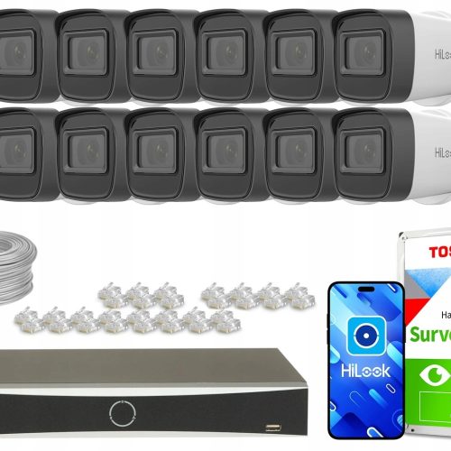 Zestaw do monitoringu firmy dom kamera 14x IPCAM-B...