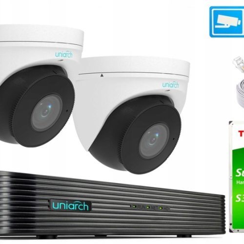 Zestaw do monitoringu dom firma kamera IP 2x IPC-T...