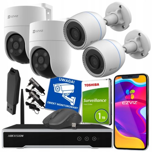 Zestaw do monitoringu Ezviz ZESTAW MONITORINGU FUL...