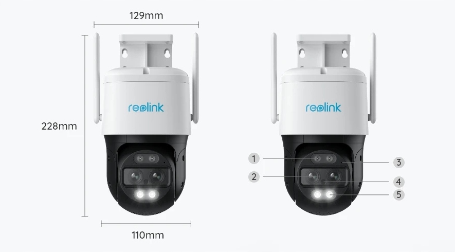 Kamera kopułkowa (dome) IP Reolink TrackMix Wifi 8 Mpx - obrazek 6