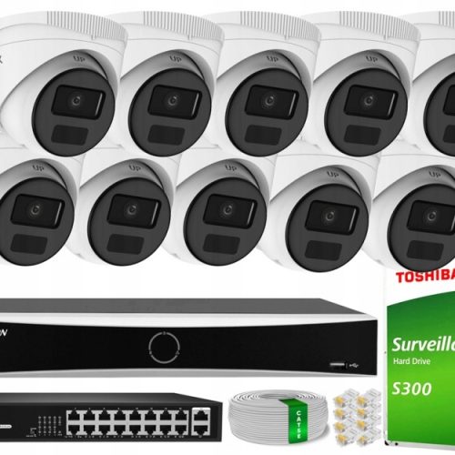 Zestaw monitoringu dom kamera IP 10x IPC-T241H-C D...