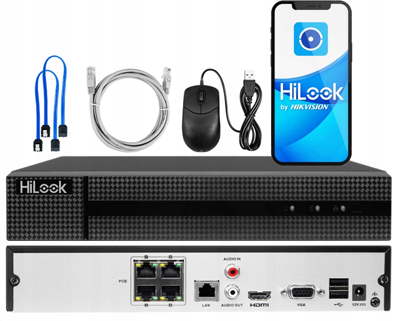 Rejestrator HiLook NVR-4CH-5MP/4P HiLook Series