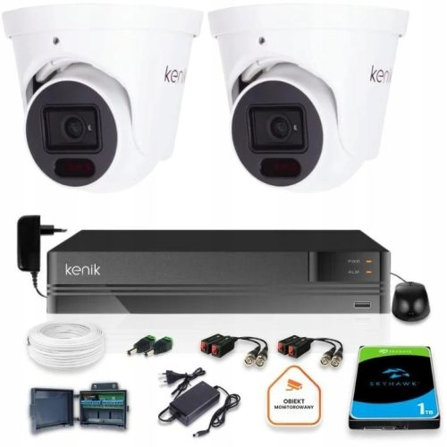 Zestaw do monitoringu dom firma kamera 2x KG-L14HD...