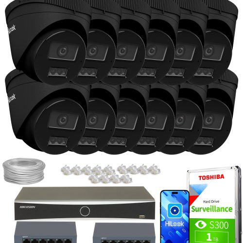 Zestaw do monitoringu Hikvision DS-7616NXI-K1(D) +...