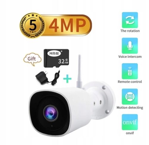 HC- C26 4mp Bezprzewodowa kamera Wifi 4mpx color view AUDIO