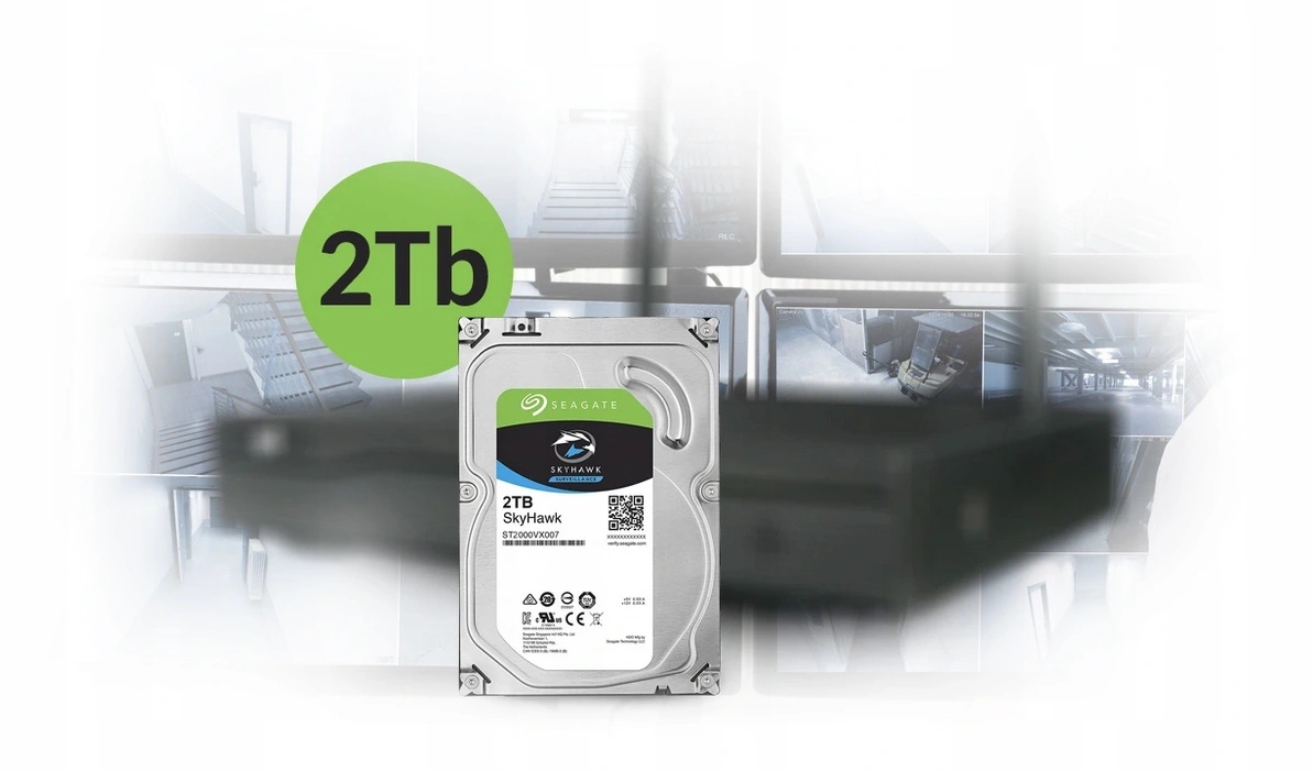 Dysk twardy Seagate SkyHawk 2TB SATA III 3,5" - obrazek 4