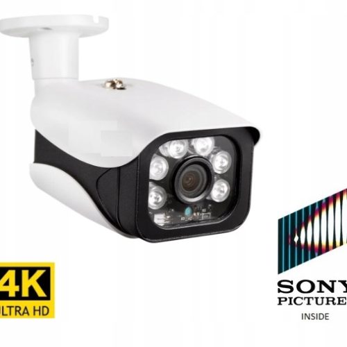 Kamera 8MP 4K IP zewnętrzna kamera H.265 Onvif Poe