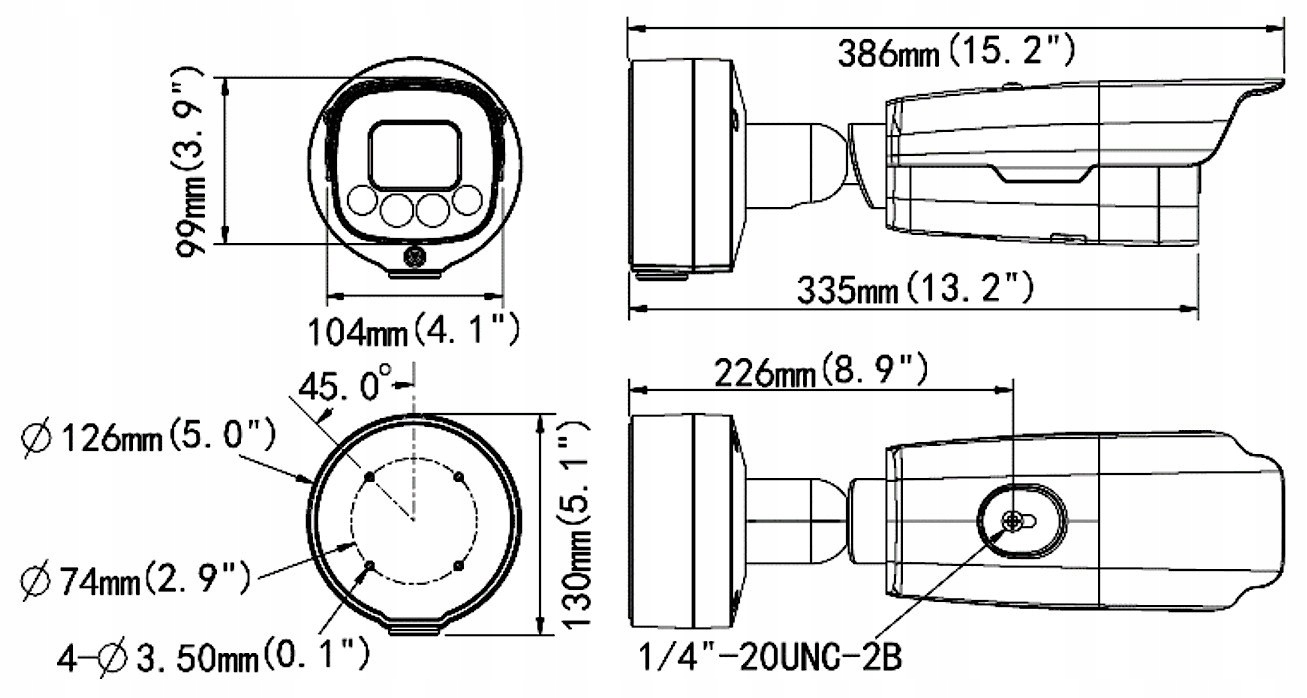 KAMERA IP ANPR HC121@TS8CR-Z - 1080p 4.7 ... 47 mm - obrazek 9