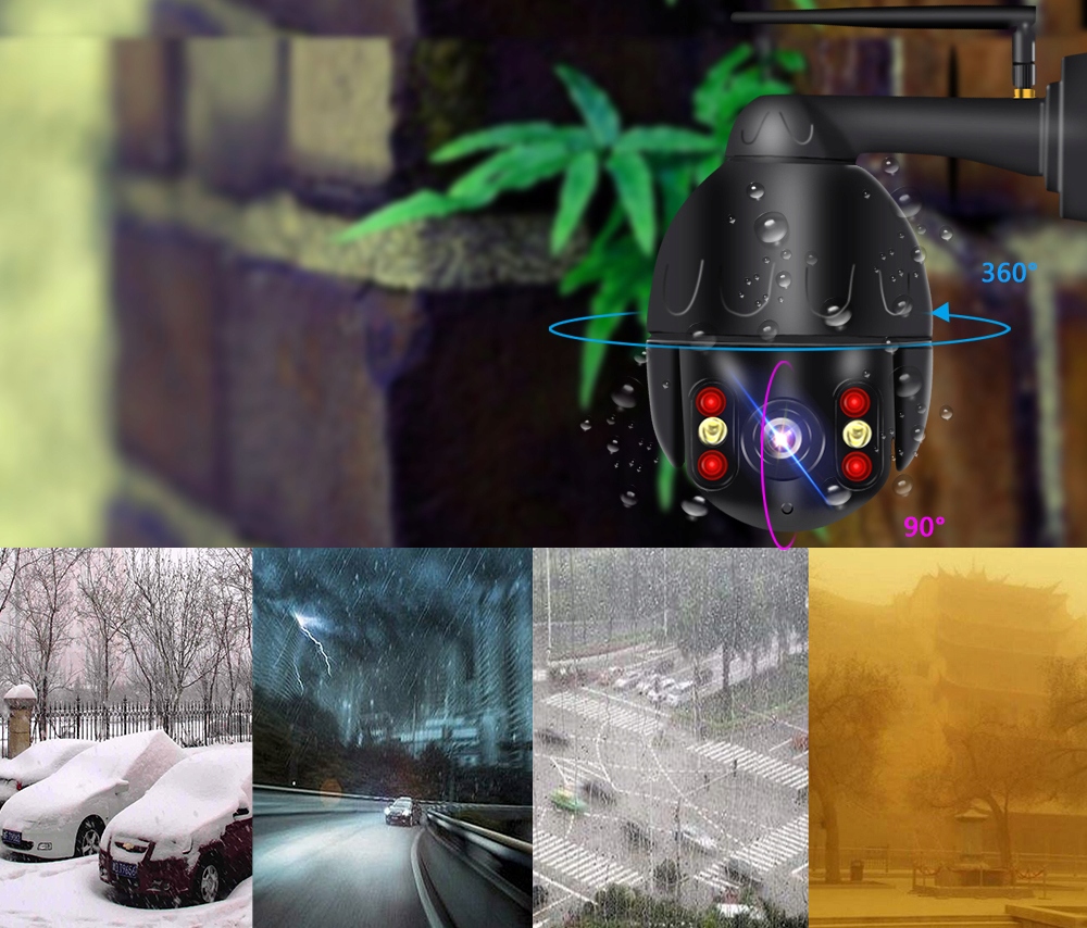 KAMERA OBROTOWA WIFI 8MPX 4K chmura Auto śledzenie - obrazek 8