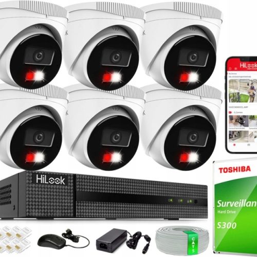Zestaw monitoringu dom kamera IP 6x IPC-T240HA-LU ...