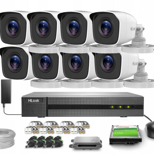 Zestaw do monitoringu kamer 8x TVICAM-B5M 5MPx 0.0...