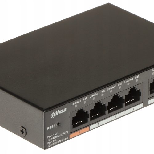 SWITCH POE CS4006-4ET-60 4-PORTOWY DAHUA