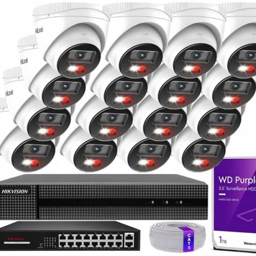 Zestaw do monitoringu dom kamera IP 16x IPCAM-T4-3...