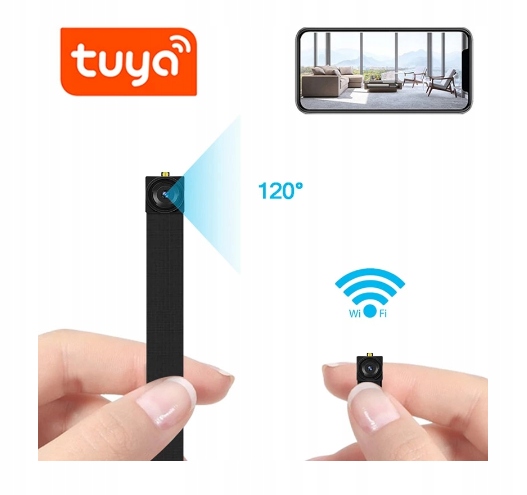 Ukryta MINI kamera szpiegowska WiFi TUYA SMART