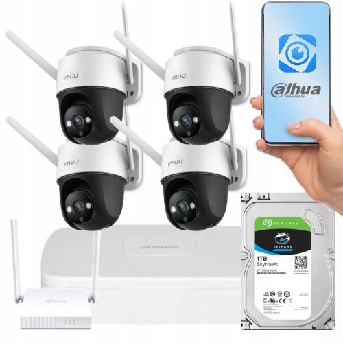 Zestaw do monitoringu Imou NVR2104-S3+IPC-S42FP