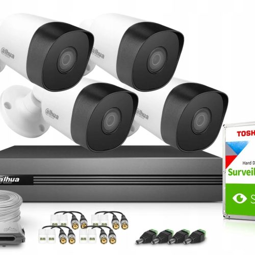 Zestaw do monitoringu DAHUA 4x HAC-B1A21-0360B 2.1...